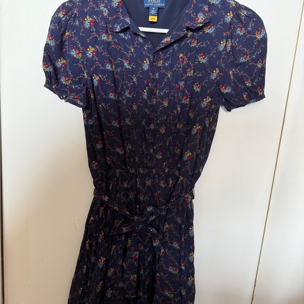 Polo by Ralph Lauren Navy Floral Dress